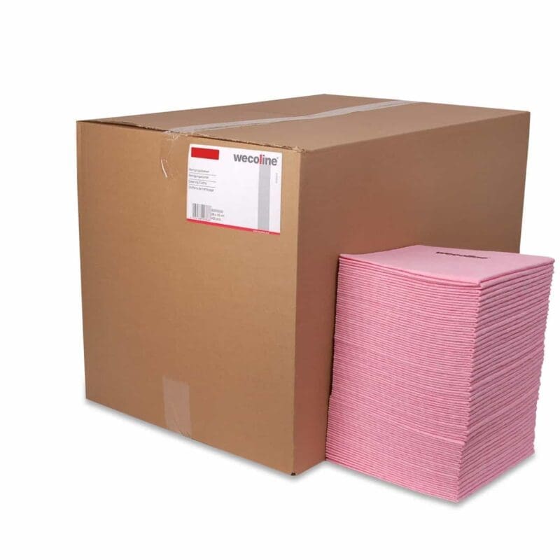 Reinigingsdoek 135gr/m2 non-woven rood 400/ds – 2035032