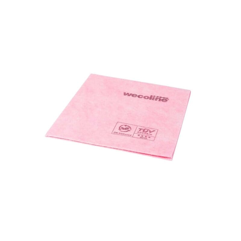 Reinigingsdoek 135gr/m2 Biobased nonwoven rood 100/ds – 2035412