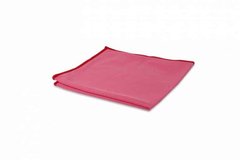 Wecoline Microvezel glas- en metaaldoek 40x40cm rood - 3013102