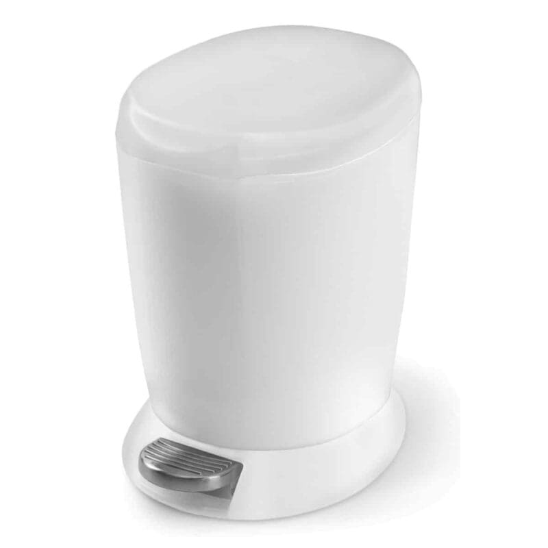 Mini pedaalemmer wit - VB 005638