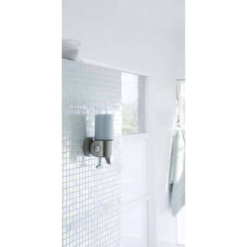 Wand Zeepdispenser Single RVS, transparant - VB 009438 - Afbeelding 4