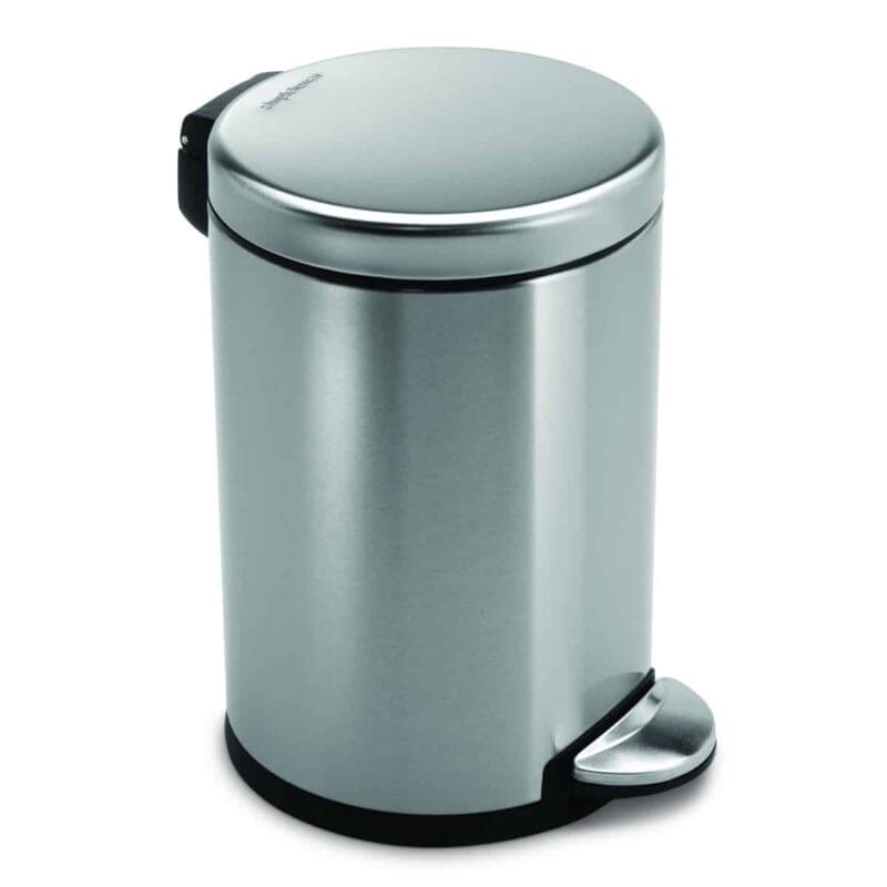 Pedaalemmer Round 4,5 liter mat RVS - VB 009841