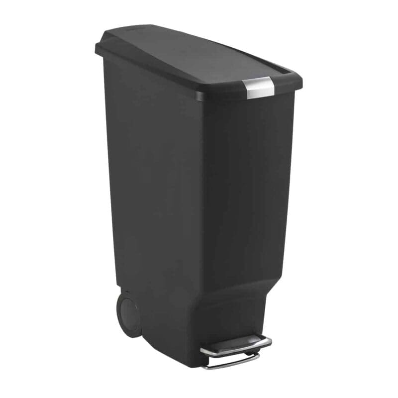 Slim Step Can 40 liter zwart - VB 012766