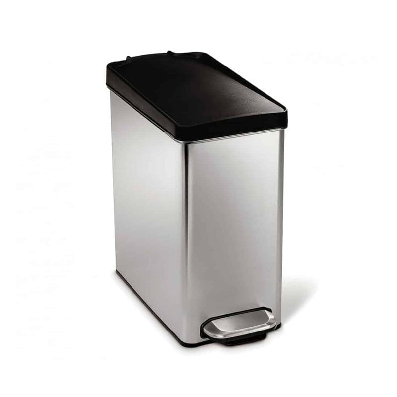 Pedaalemmer Profile 10 liter RVS, zwart - VB 016504