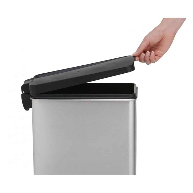 Pedaalemmer Profile 10 liter RVS, zwart - VB 016504 - Afbeelding 2