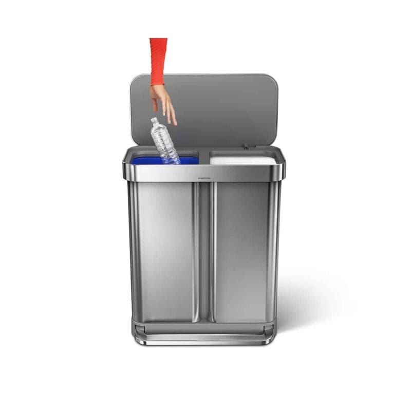 Afvalbak Liner Pocket Recycler 24+34 liter RVS FPP - VB 018126 - Afbeelding 2