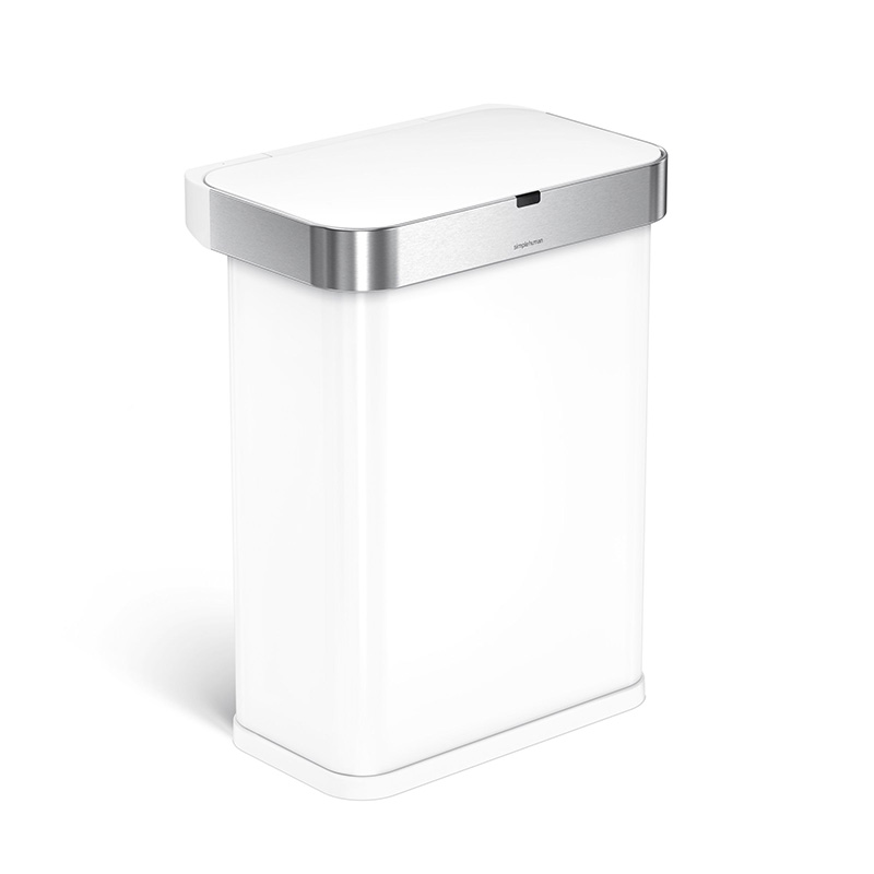 Afvalbak Liner Pocket Voice Control 58 liter Wit - VB 022307