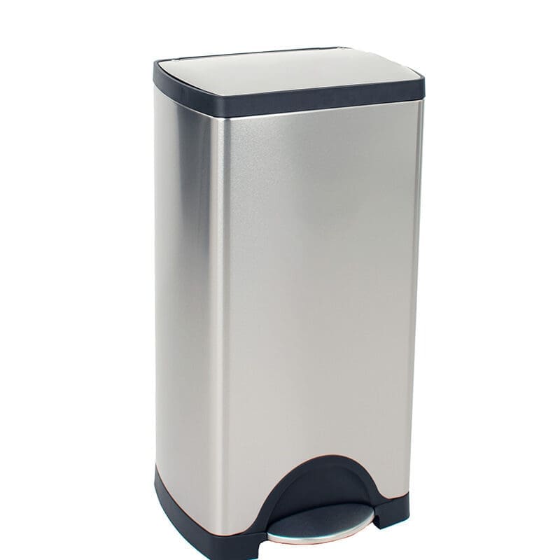 Pedaalemmer Classic 30 liter zilver - VB 024646