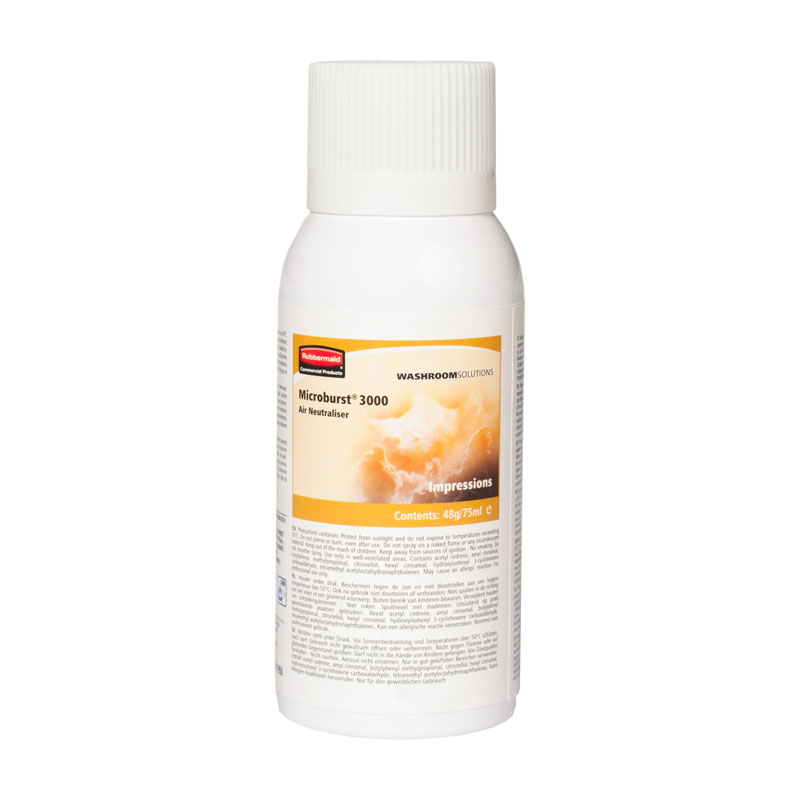 Rubbermaid Microburst luchtverfrisser navulling 'Impressions' 12x75ml - 288886