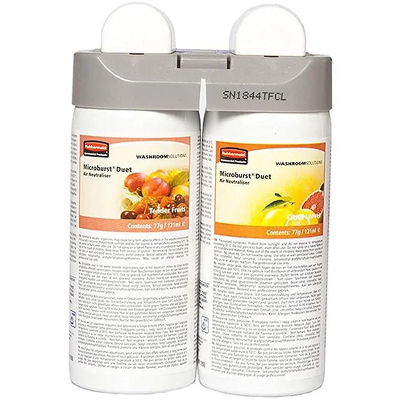 Microburst Duet Navulling Tender Fruit & Citrus Leaves 4x2x121ml  - VB 295921