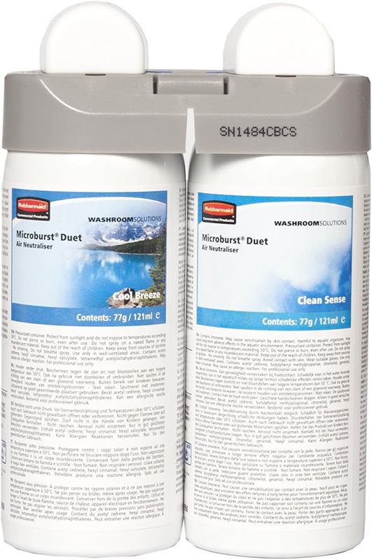 Microburst Duet Navulling Clean Sense & Cool Breeze 4x2x121ml  - VB 296706
