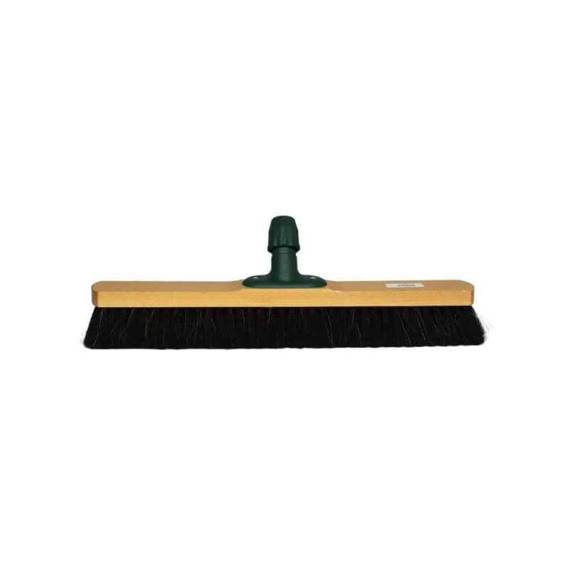 Zaalveger hout met universele steelbevestiging gemengd haar 50cm - 10120324