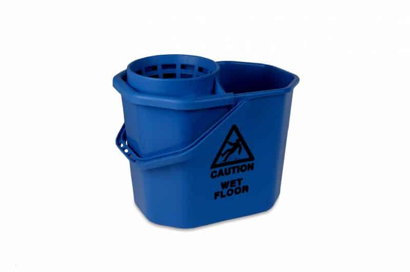 Mopemmer 12L incl. korf en waarschuwingssymbool blauw - 10160080