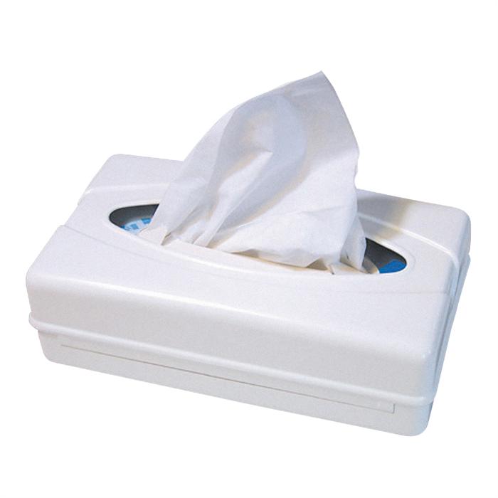 Facial tissue dispensers