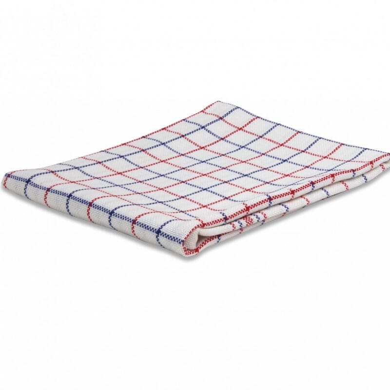 Theedoek nationale ruit 100% katoen 70x70cm 6 stuks - 11004520