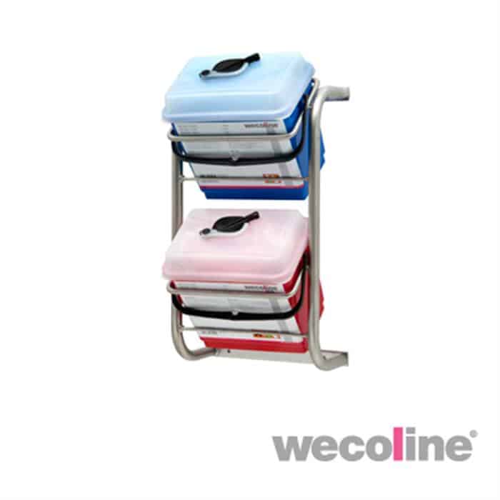 RVS wandhouder voor 2 emmers Clean 'n Easy - 10554569
