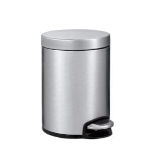 Serene pedaalemmer 5 liter met metalen Binnenemmer mat RVS - VB 921506
