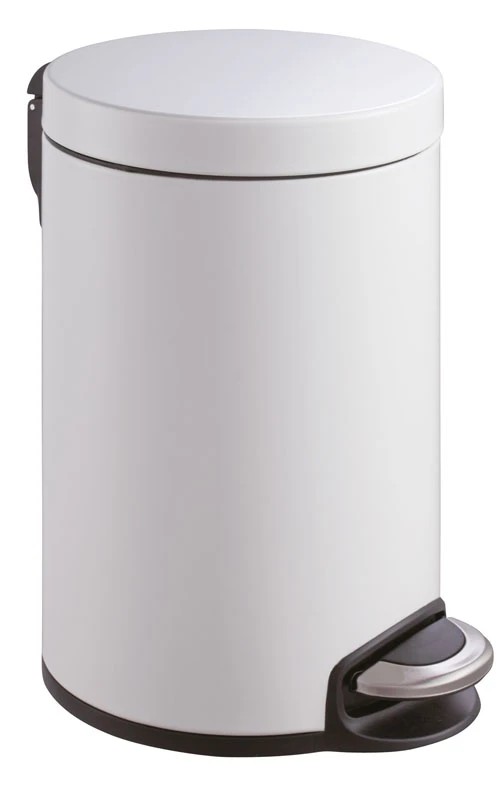 Serene pedaalemmer 20 liter met metalen Binnenemmer wit - VB 207466