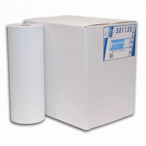 Onderzoek tafelpapier 1-laags 150mx40cm wit geperforeerd - 501135