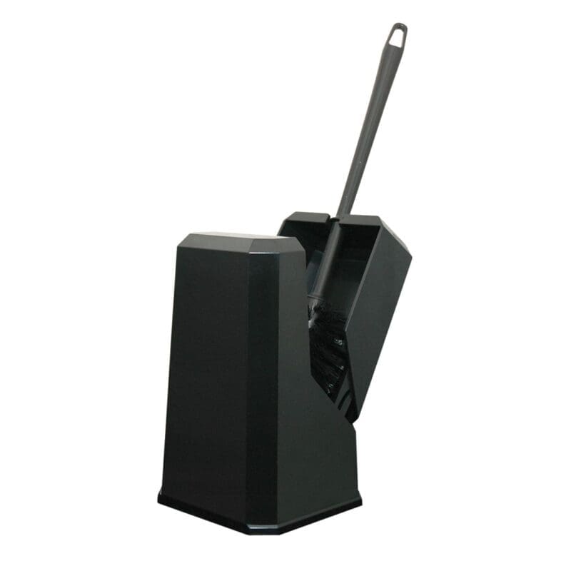Pearl Toiletborstelgarnituur zwart kunststof - 438952