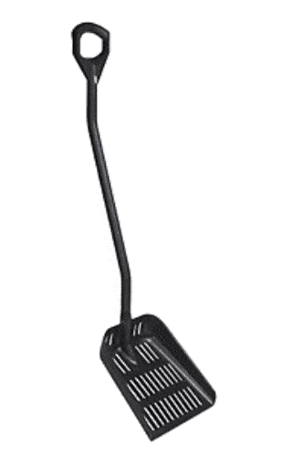Vikan Uitlekschep met lange steel van 131cm zwart - 56049 - zwart