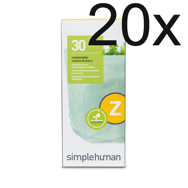 Afvalzakken 4 liter (Z) groen - VB 024623