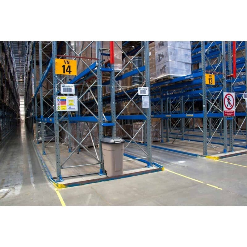 Mobiele container basis 110 liter beige - VB 002901 - Afbeelding 8
