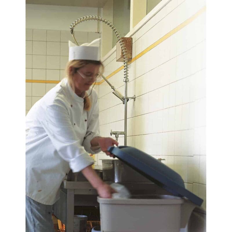Deksel mobiele container blauw - VB 002902 - Afbeelding 2
