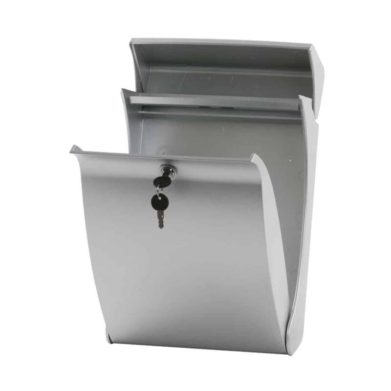 Brievenbus ‘Swing&apos; zilver - VB 444905 - Afbeelding 3