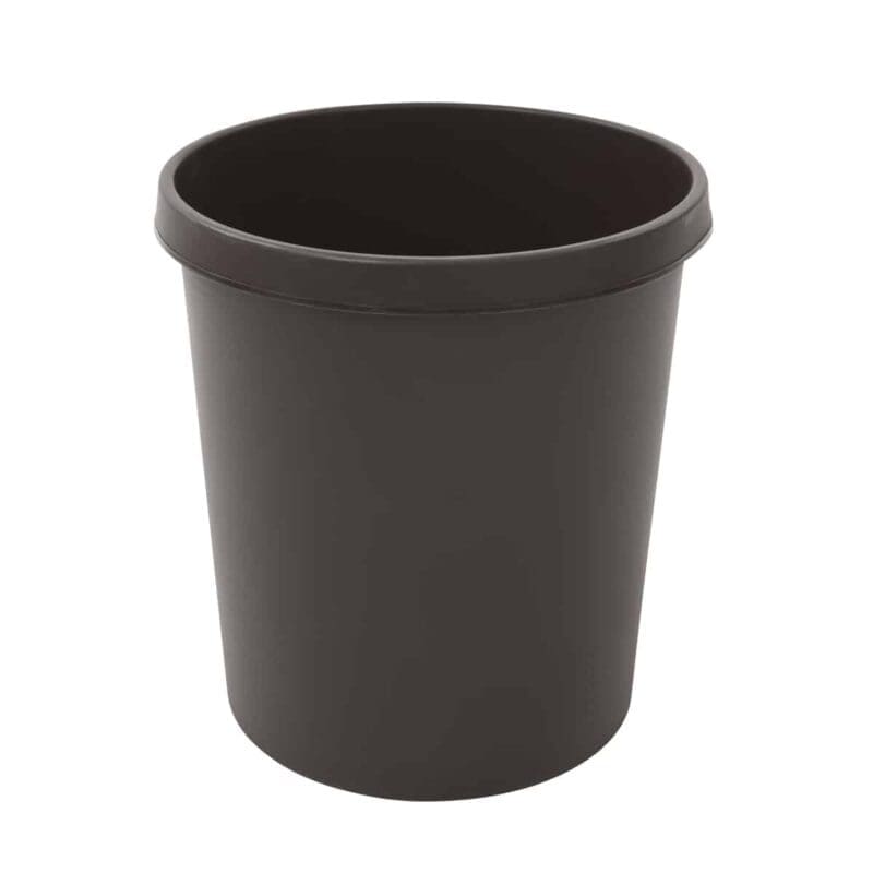 Ronde papierbak 18 liter bruin - VB 494900