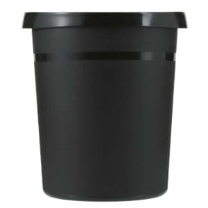Kunststof papierbak 18 liter zwart - VB 090040