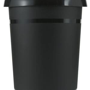 Kunststof papierbak 18 liter zwart - VB 090040 - Afbeelding 3