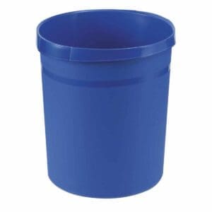 Kunststof papierbak 18 liter blauw - VB 090057