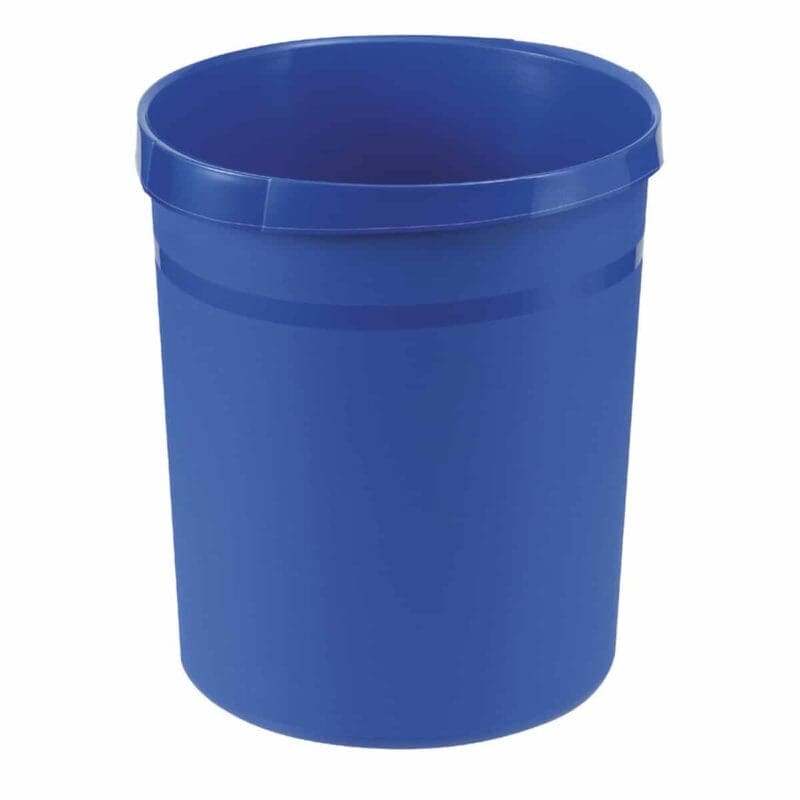 Kunststof papierbak 18 liter blauw - VB 090057