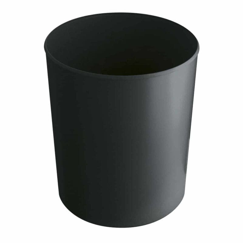 Vuurbestendige papierbak 20 liter zwart - VB 181800