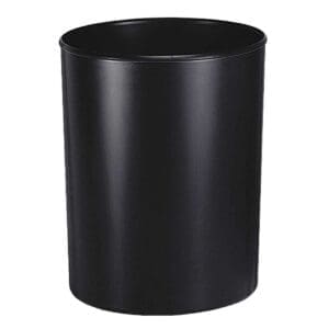 Vuurbestendige papierbak met inzet 20 liter zwart - VB 182219