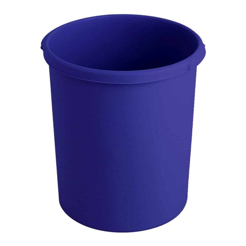 Kunststof papierbak 30 liter blauw - VB 201834