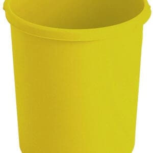 Kunststof papierbak 30 liter geel - VB 201834 - Afbeelding 2