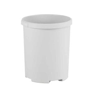 Ronde papierbak 50 liter grijs - VB 001836