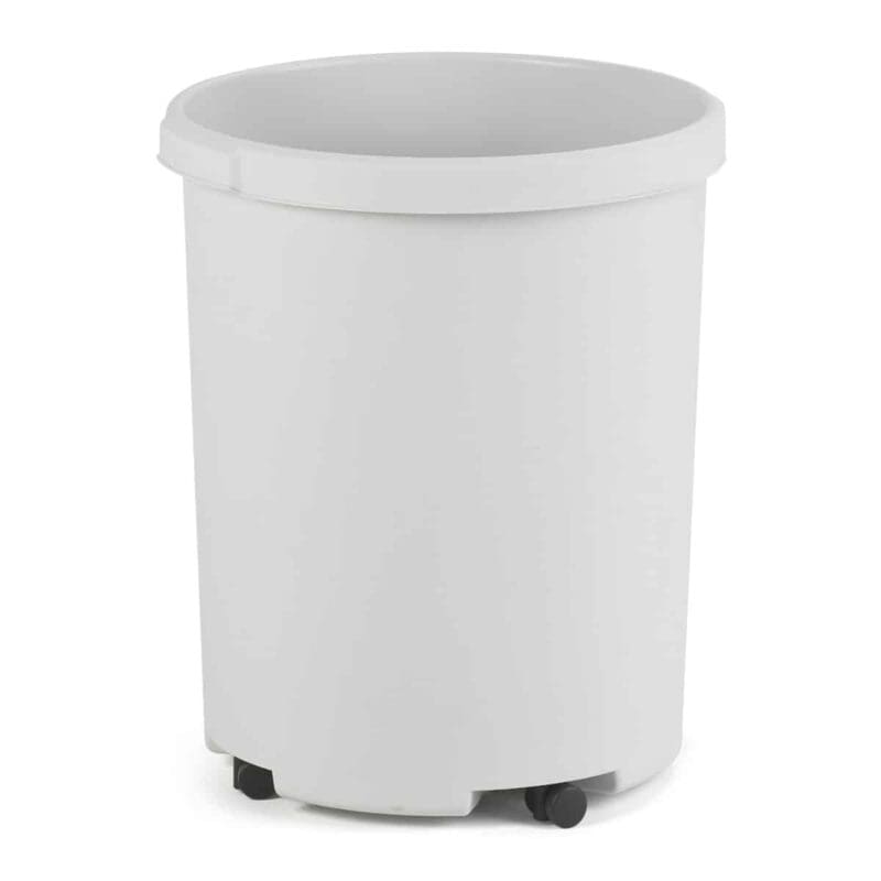Ronde papierbak 50 liter grijs - VB 001836 - Afbeelding 2