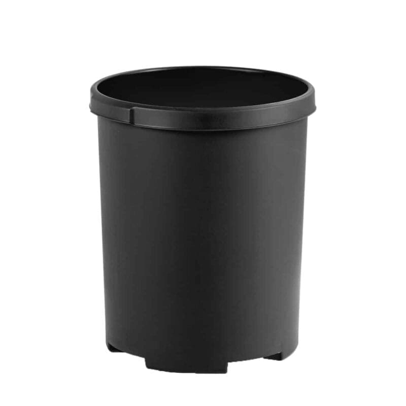 Ronde papierbak 50 liter zwart - VB 001836