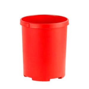 Ronde papierbak 50 liter rood - VB 001836 - Afbeelding 3