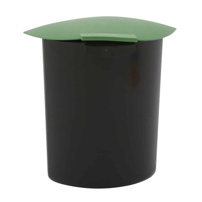 Inzet 6 liter met deksel zwart, groen - VB 201839
