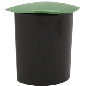 Inzet 6 liter met deksel zwart, groen - VB 201839 - Afbeelding 3