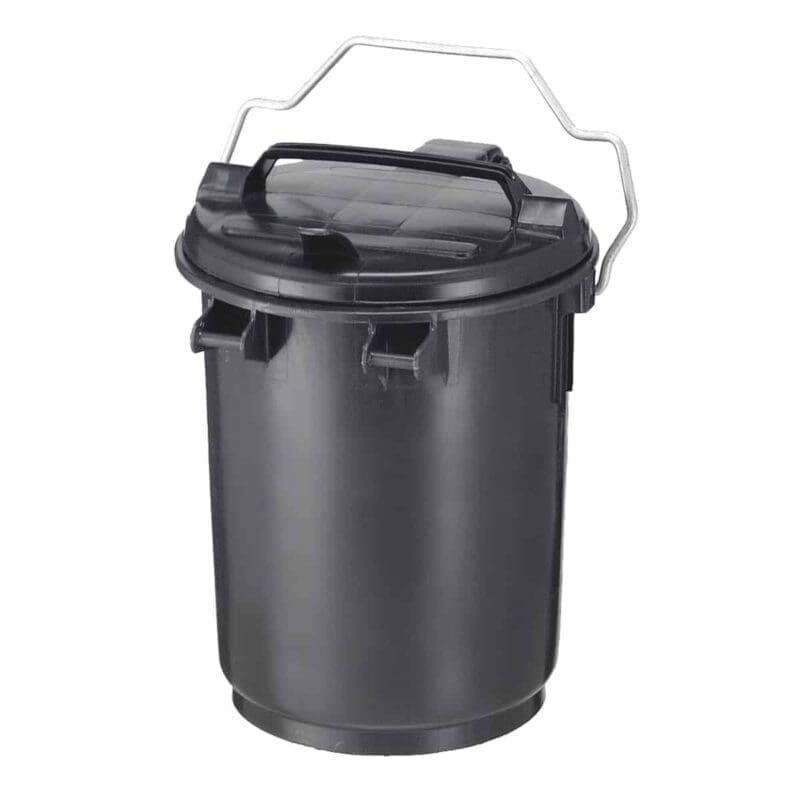Kunststof afvalbak 35 liter donkergrijs - VB 350100