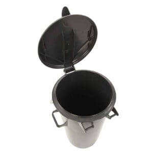 Kunststof afvalbak 50 liter donkergrijs - VB 500100 - Afbeelding 4