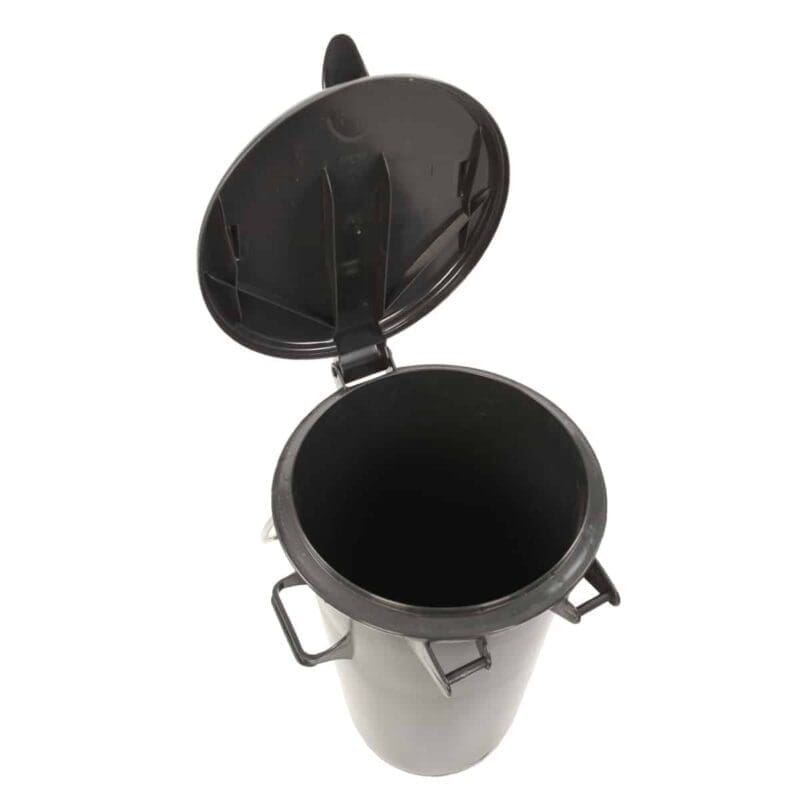 Kunststof afvalbak 50 liter donkergrijs - VB 500100 - Afbeelding 4