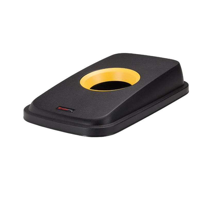 Selecto Premium deksel blik zwart, geel - VB 000916