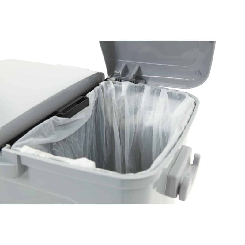 Pedaalemmer Divided Dustbin grijs - VB 004297 - Afbeelding 2