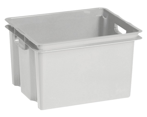 Crownest Opbergbox 30 liter grijs - VB 163064